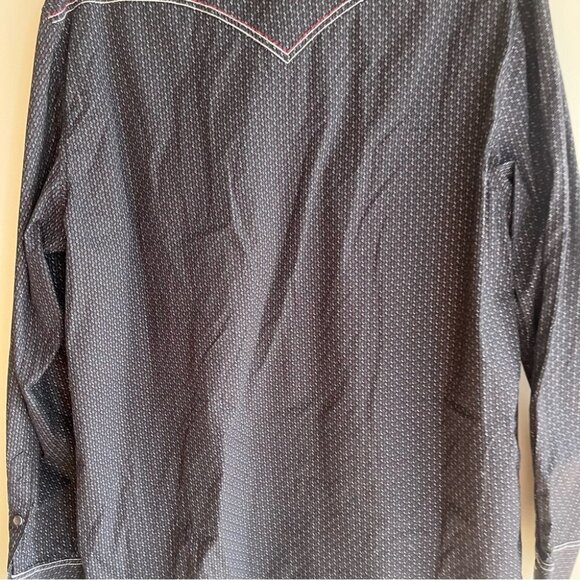 Rock & Roll Cowboy Men's Pearl Snap Long Sleeve  Button Down - Picture 9 of 10